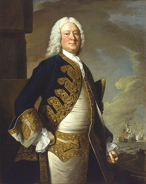 Portrait of John Byng, Thomas Hudson